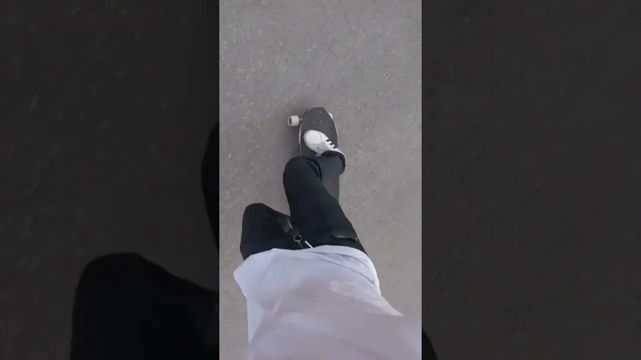 Backside Standup slide - from my point of view 🔥🌀🤘🏼👽 #longboarding #freeride #pov