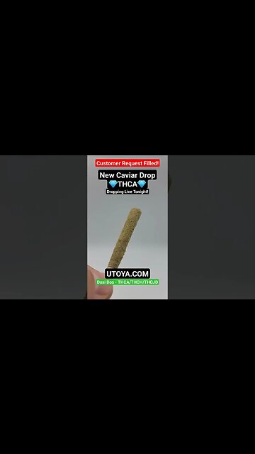 New Caviar Rolled Pre-Roll Double Diamond