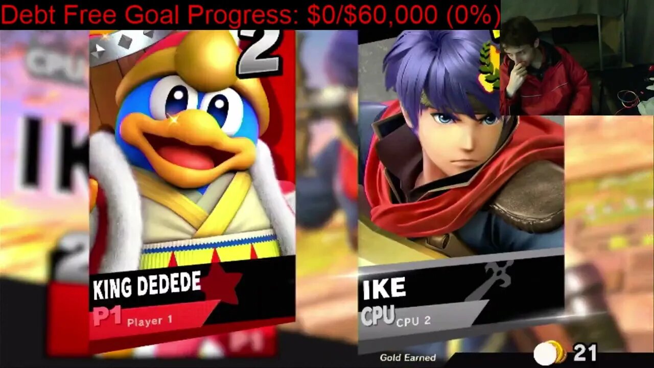 King Dedede VS Ike On The Hardest Difficulty In A Super Smash Bros Ultimate Match With Commentary