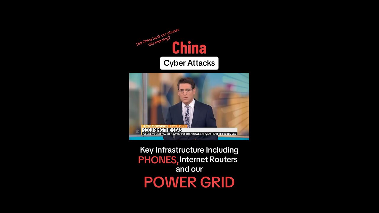 Did China HACK Our Networks This Morning?