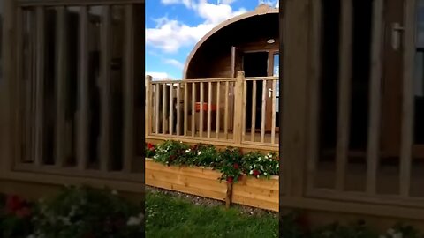 Camping pod at Hayton Hideaways Cumbria 5th July 2021 GoPro.