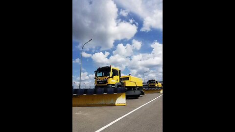 ❄️Preparation for winter in Minsk National Airport