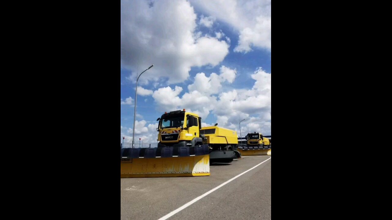 ❄️Preparation for winter in Minsk National Airport