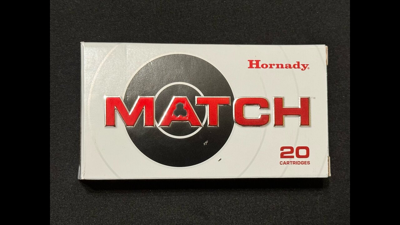 Hornady 73 Grain Extremely Low Drag Match Factory Ammo Accuracy Test