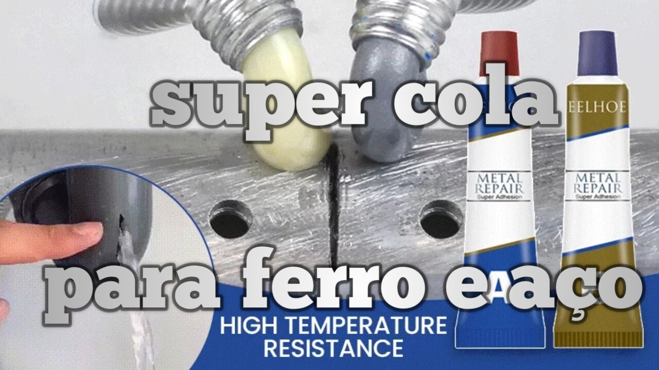 super glue for iron and steel