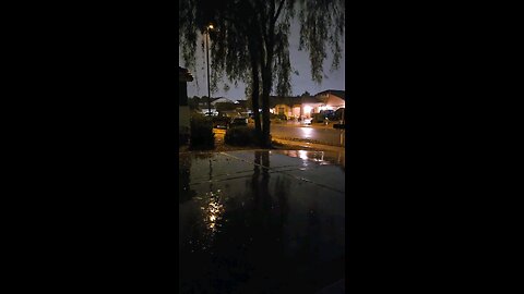 First Rain in Months