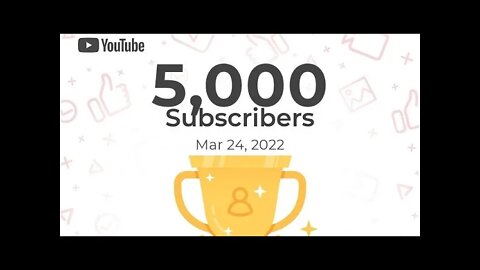 5K YouTube Subs Thank You!