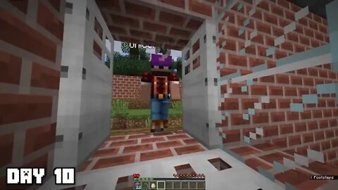 I survived 100 Days as a Chicken in Minecraft