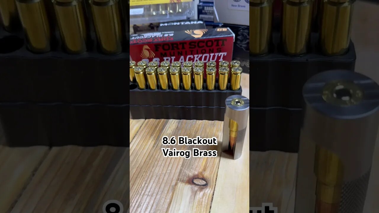 8.6 Blackout High Quality Vairog Brass #hoghunting #86blackout