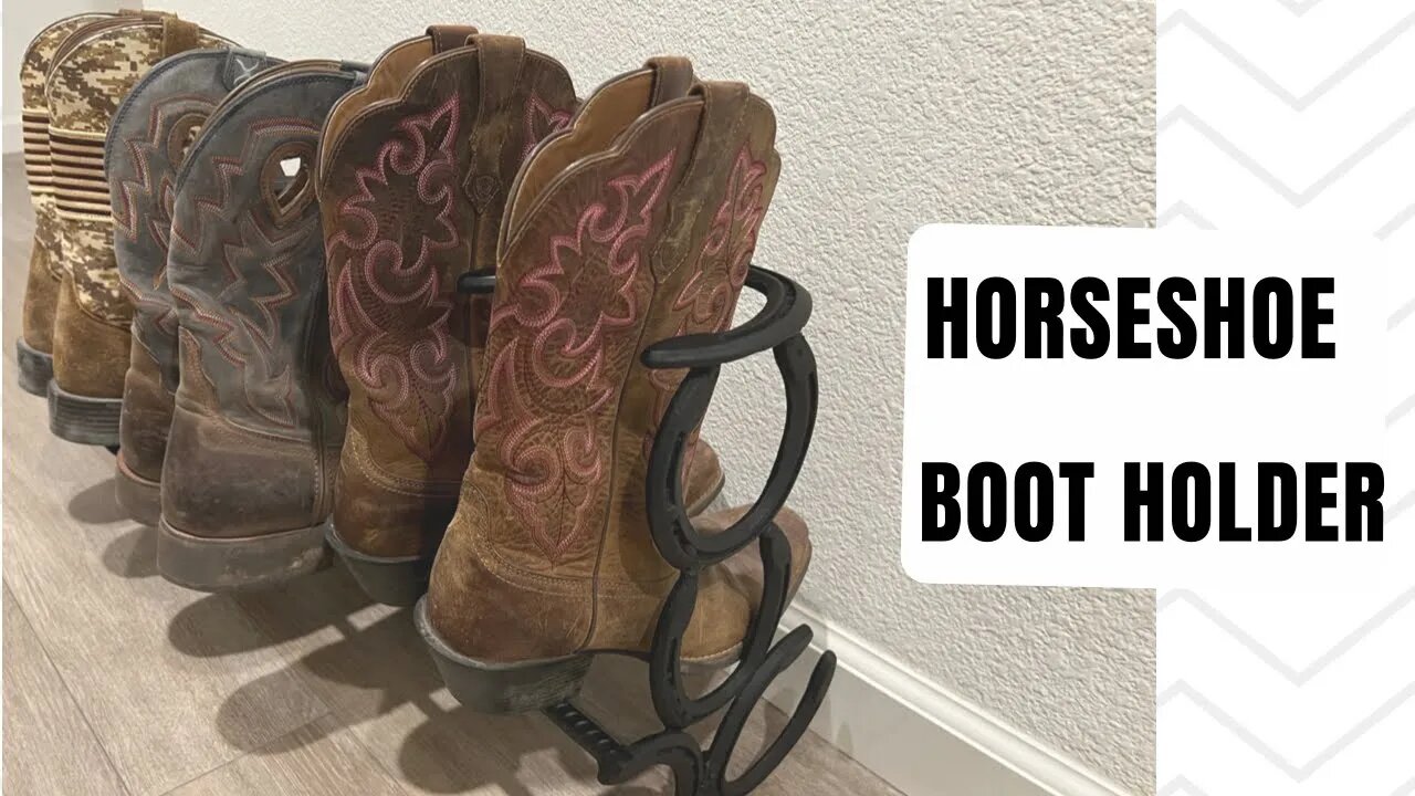 Horseshoe Boot Holder | WELDING PROJECT