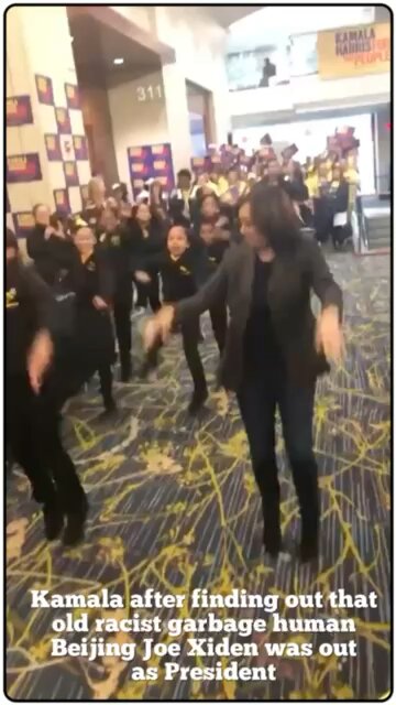 Kamala has about 30 seconds to celebrate. She’s next to go