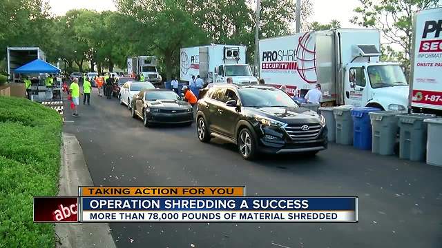 ABC Action News Operation Shredding the biggest, best recycling event in Tampa Bay