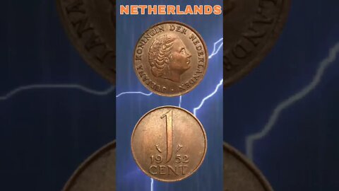 Netherlands 1 Cent 1952.#shorts #coinnotesz