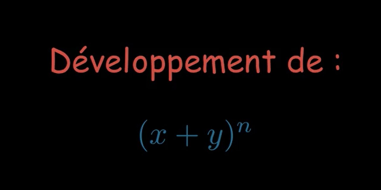 Développement de x + y puissnce n