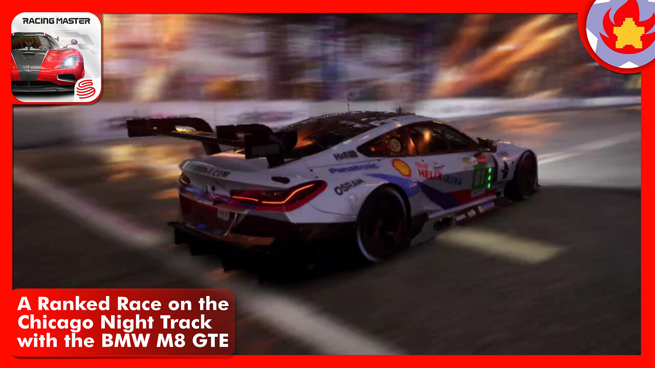 A Ranked Race on the Chicago Night Track with the BMW M8 GTE | Racing Master