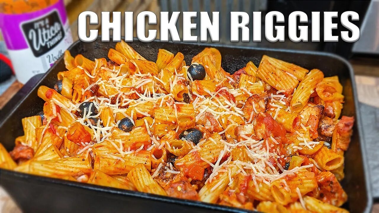 Chicken Riggies on a Pellet Grill (Full Recipe)