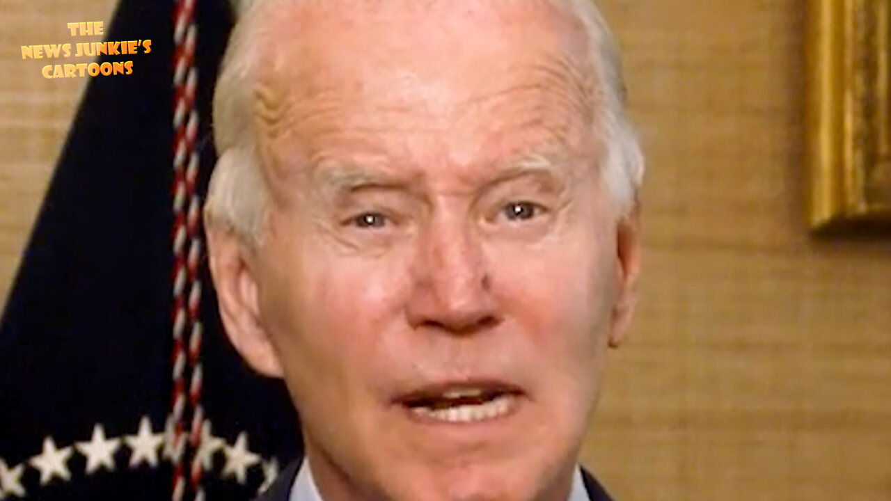 A normal human being blinks 15 to 20 times a minute, but there is Biden.