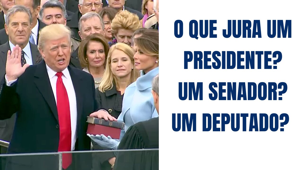 O que jura um presidente, um senador ou um deputado nos Estados Unidos