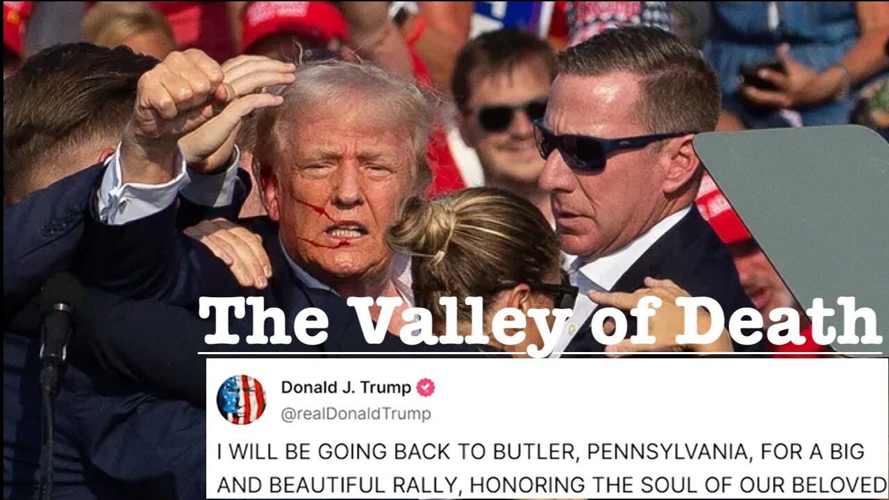 Donald Trump Going Back to the Valley of Death --- NEW Butler PA, Rally