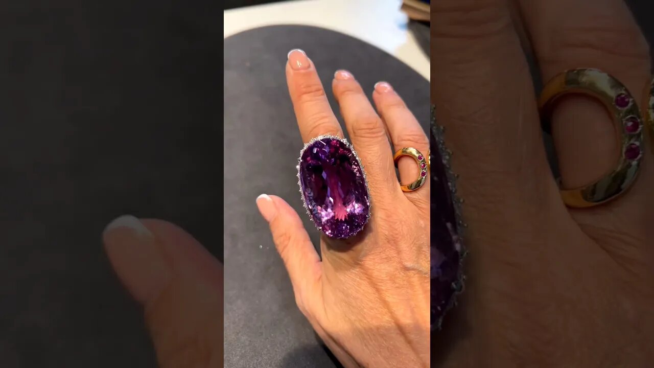 Purple Diamond Ring #finejewelry#shorts#viral #@jazmine497