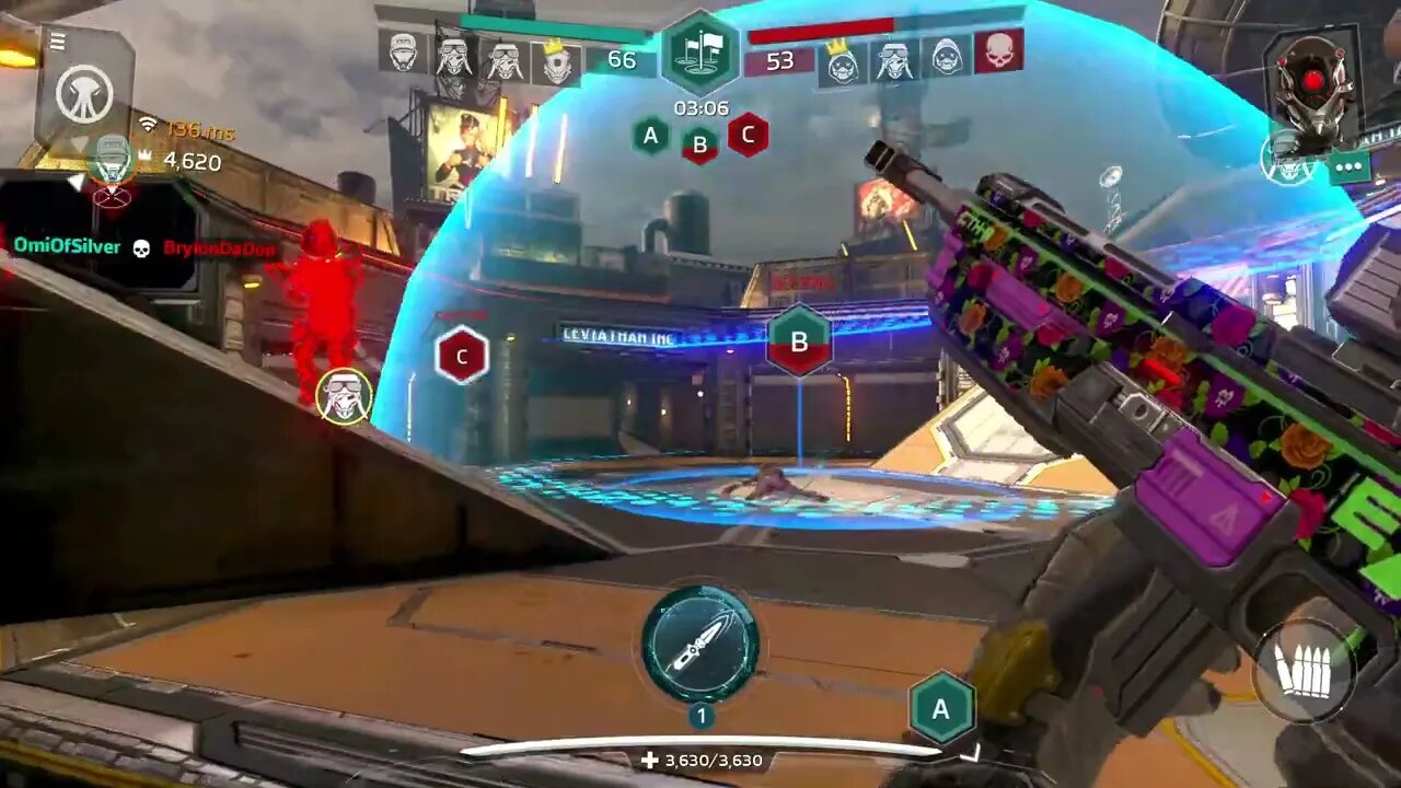 Modern Combat Versus specialsit arena with Seven in Apex