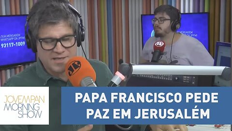 Em mensagem de Natal, Papa Francisco pede paz em Jerusalém