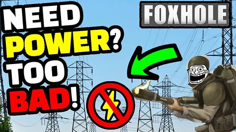 Blacking Out ENTIRE AREAS For Fun in Foxhole