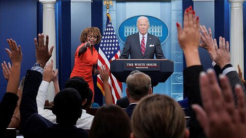 President Biden takes questions in White House briefing room for first time