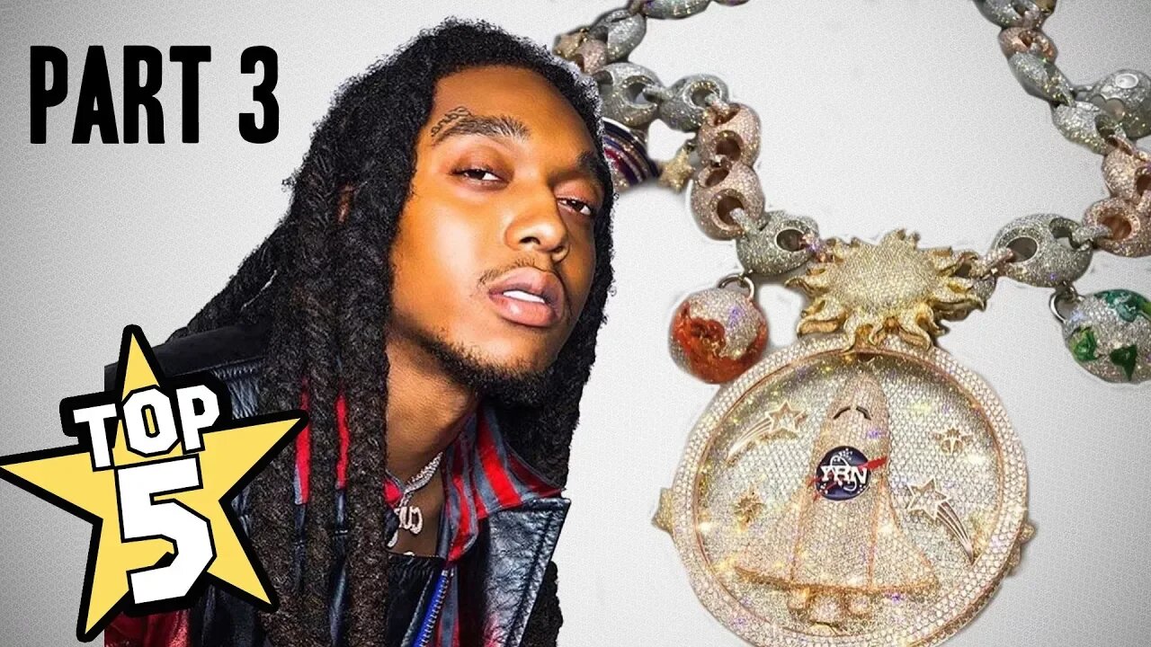 TOP 5 | RAPPER CHAINS PART 3 ( Takeoff, Tory Lanez, Drake )