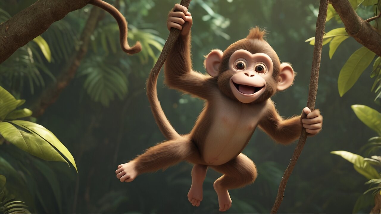 Brown Monkey Brown Monkey Song for Kids! Sing Along & Dance