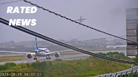 Flight Struggle at Fukuoka Airport Amid Typhoon Shanshan