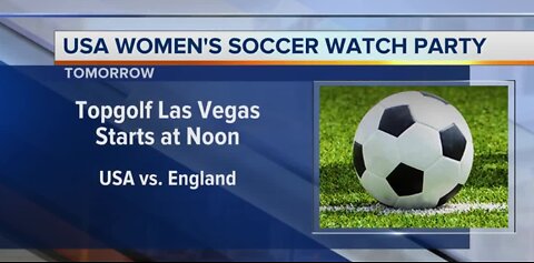 Topgolf watch party for soccer game