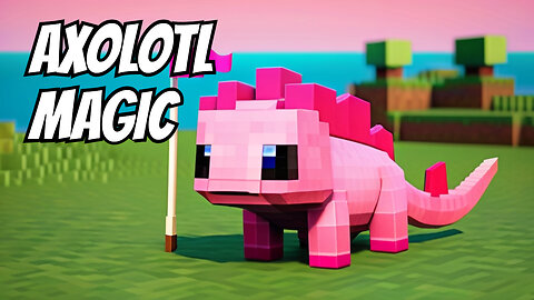 How To Make A Pink Axolotl Banner In Minecraft