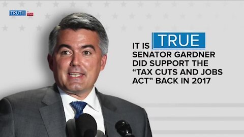 Truth Be Told: A fact check on a PAC's ad linking Sen. Cory Gardner with Donald Trump