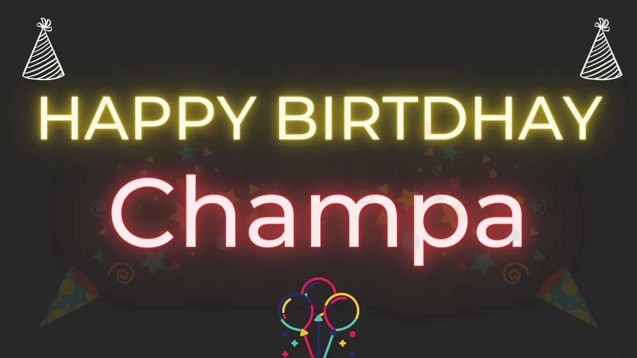 Happy Birthday to Champa - Birthday Wish From Birthday Bash