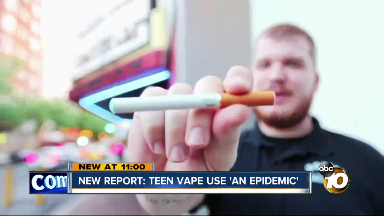 New report: Teen vape use 'an epidemic'
