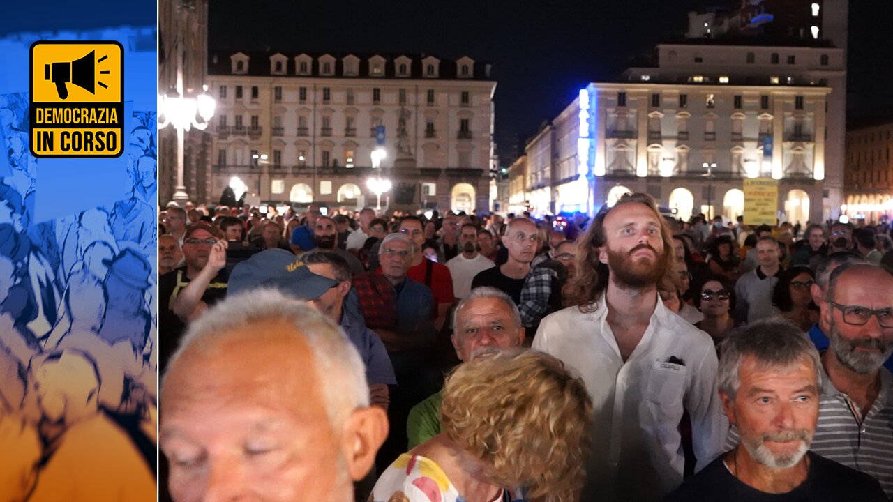 TORINO DICE “NO” ALLA PAURA E AL GREEN PASS - #nopauraday Torino