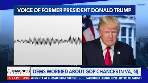 President Donald J. Trump sends in message of support for Glenn Youngkin