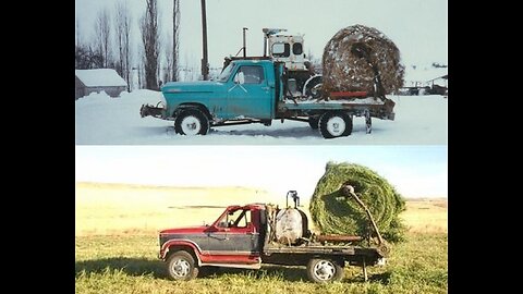 We Built This Bale Feeding Truck Today We'll Feed Cows