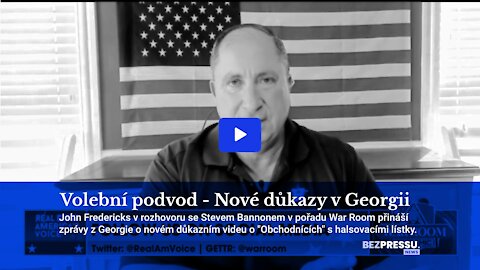 Volební podvod - Nové důkazy v Georgii