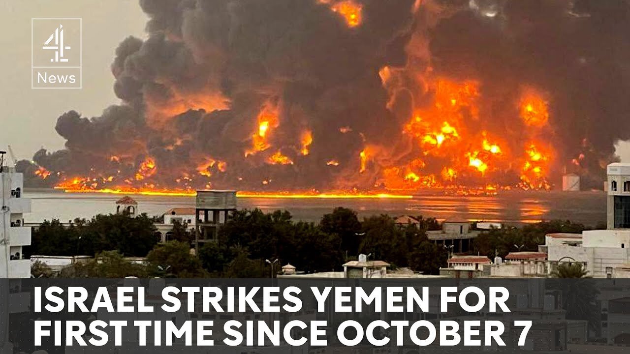 Israel Strikes Yemen For The First Time Since Gaza War.