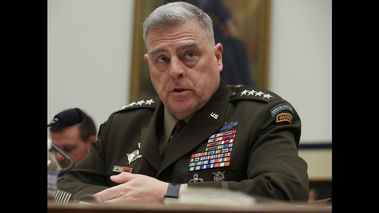 Court Martial Chairman of the Joint Chiefs of Staff General Milley!