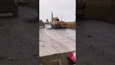 Five destroyed Ukrainian BTR 70 and one BTR 80 in the Kherson direction