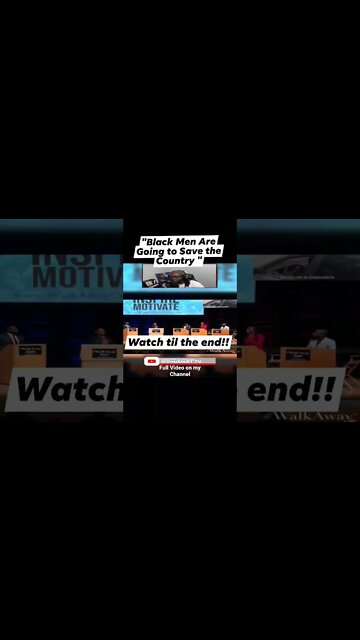 "Black Men Are Going to Save The Country" #shorts #ytshorts #conservative #trump #viralshorts