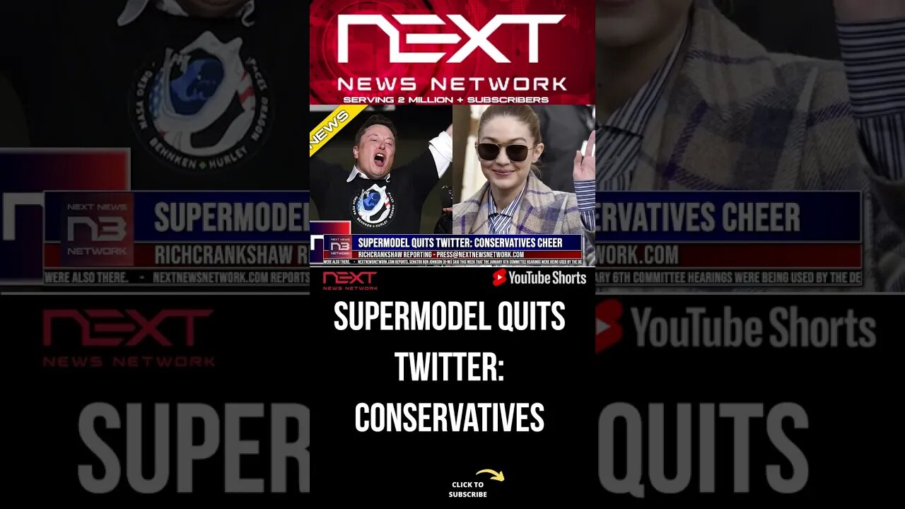 Supermodel Quits Twitter: Conservatives Cheer #shorts