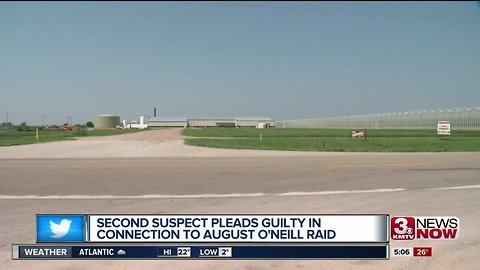 Man pleads guilty in connection to O'Neill raid