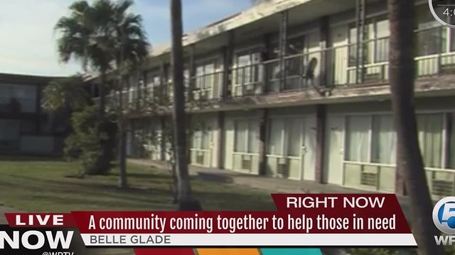 A community coming together for those in need in Belle Glade