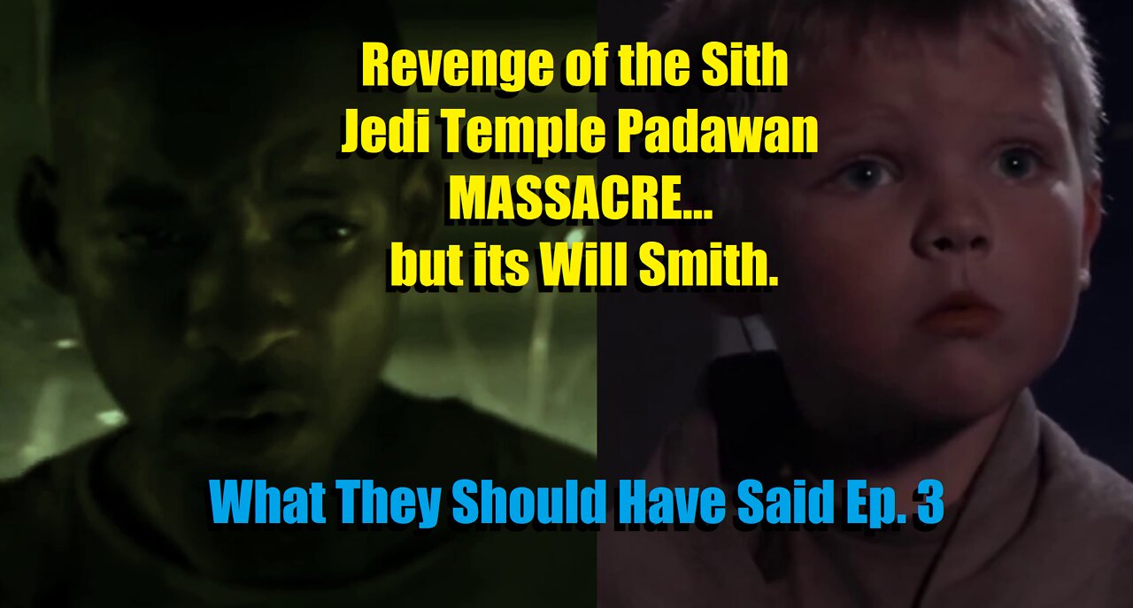 Revenge of the Sith Jedi Temple Padawan Massacre... but its Will Smith