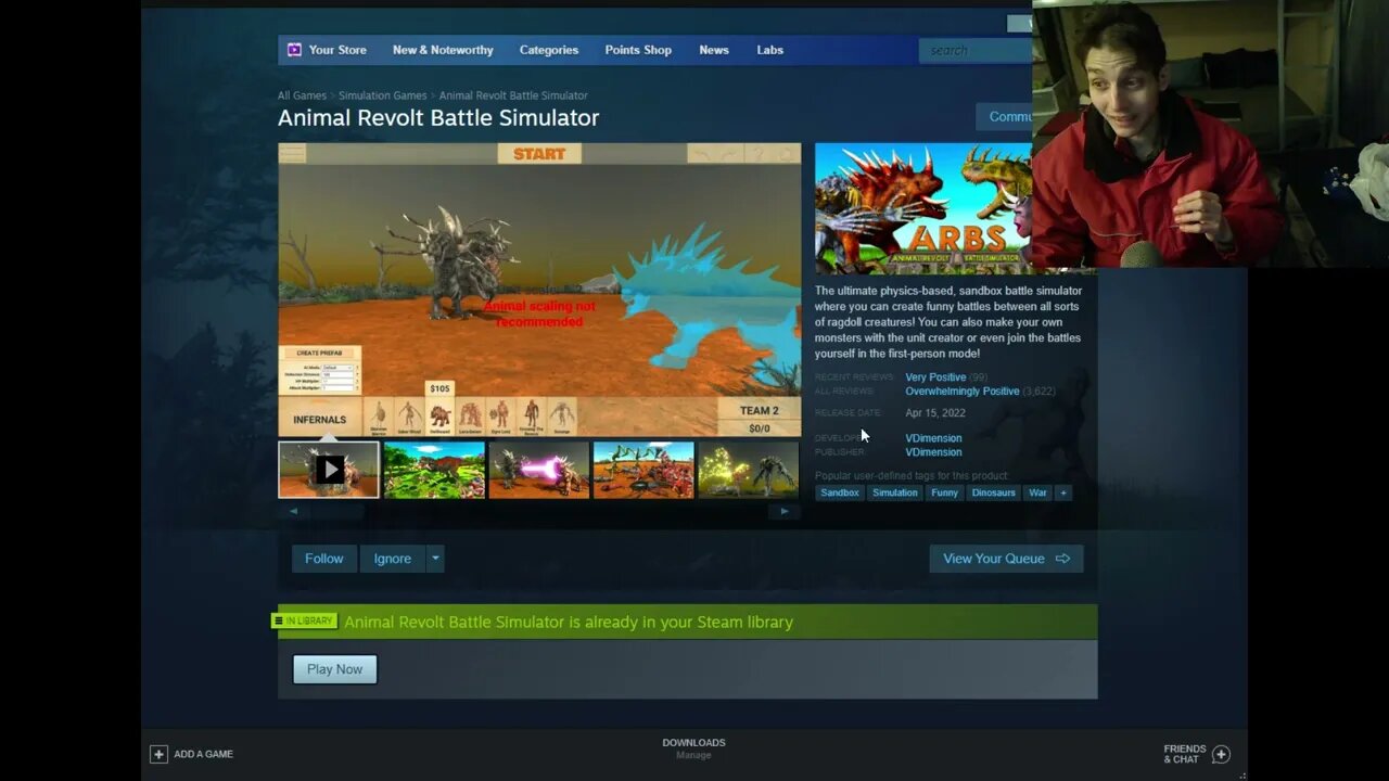 Tutorial For How To Download Animal Revolt Battle Simulator On Steam