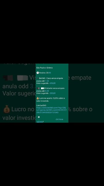 SUREBETS Lucro Certo Sub-20 brasileiro